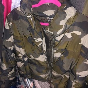 Camo puffer